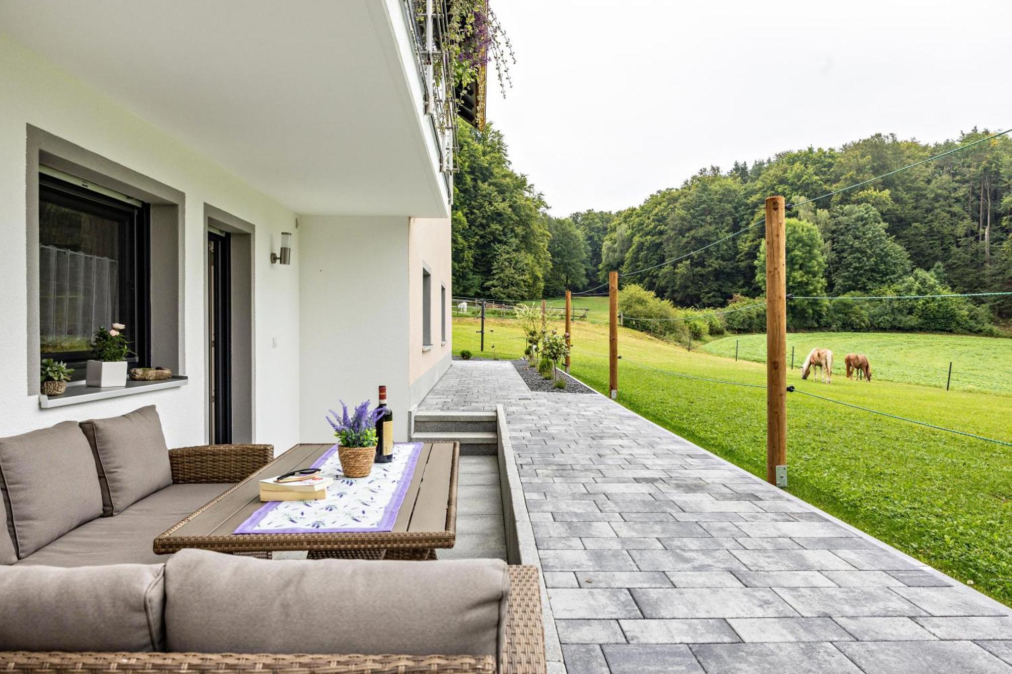 Brunnerhof Urlaub Auf Dem Land Apartment Hartenstein  Екстериор снимка